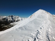 Bel ritorno in CIMA GREM (2049 m) innevata il 1 dicembre 2013  - FOTOGALLERY